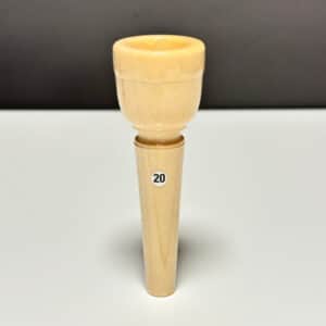 Mundstück aus Ahornholz, Durchmesser 20 mm, lackiert - MU20AH