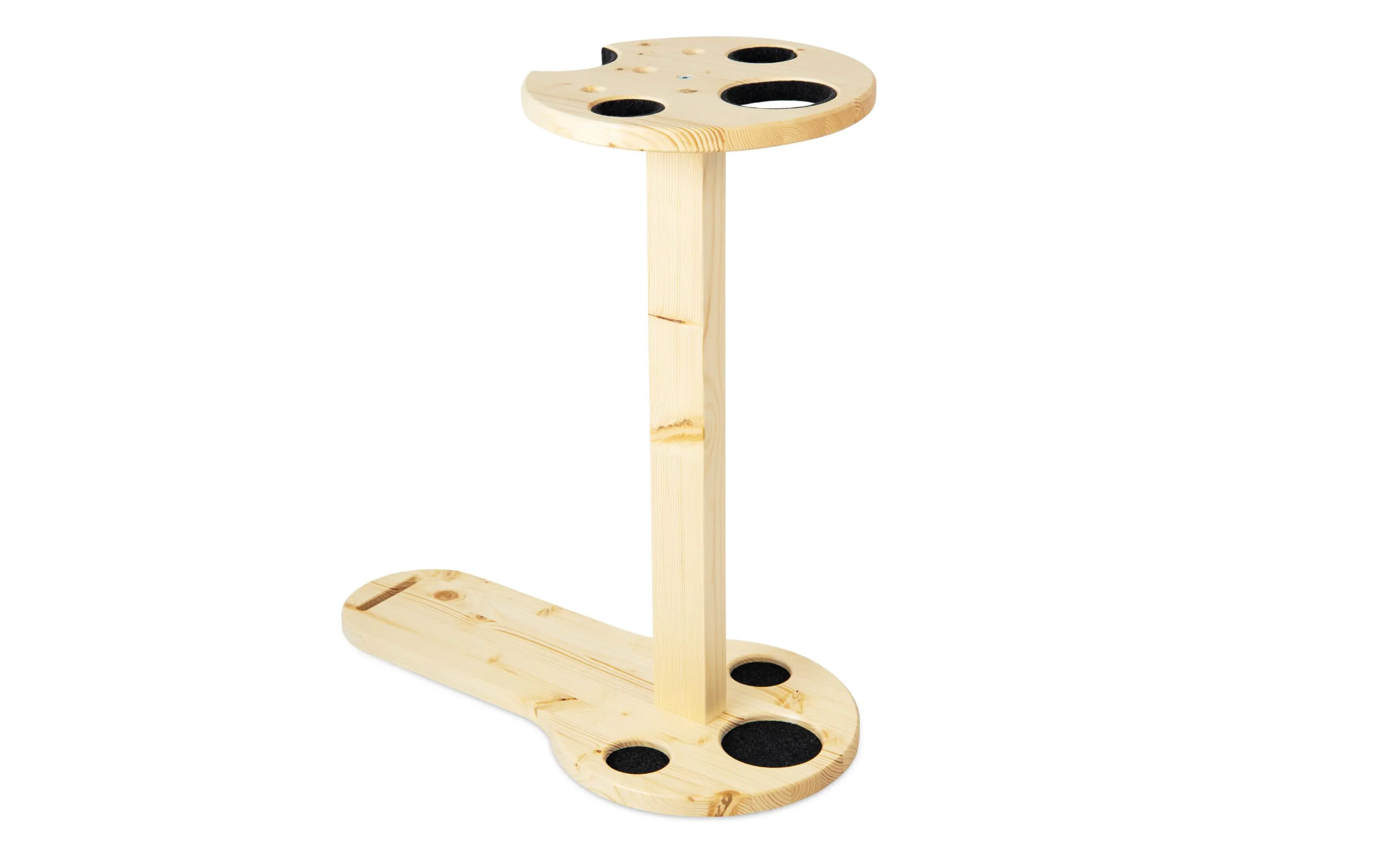 Ständer für Alphorn aus Fichtenholz, farblos gewachst – STAND001
