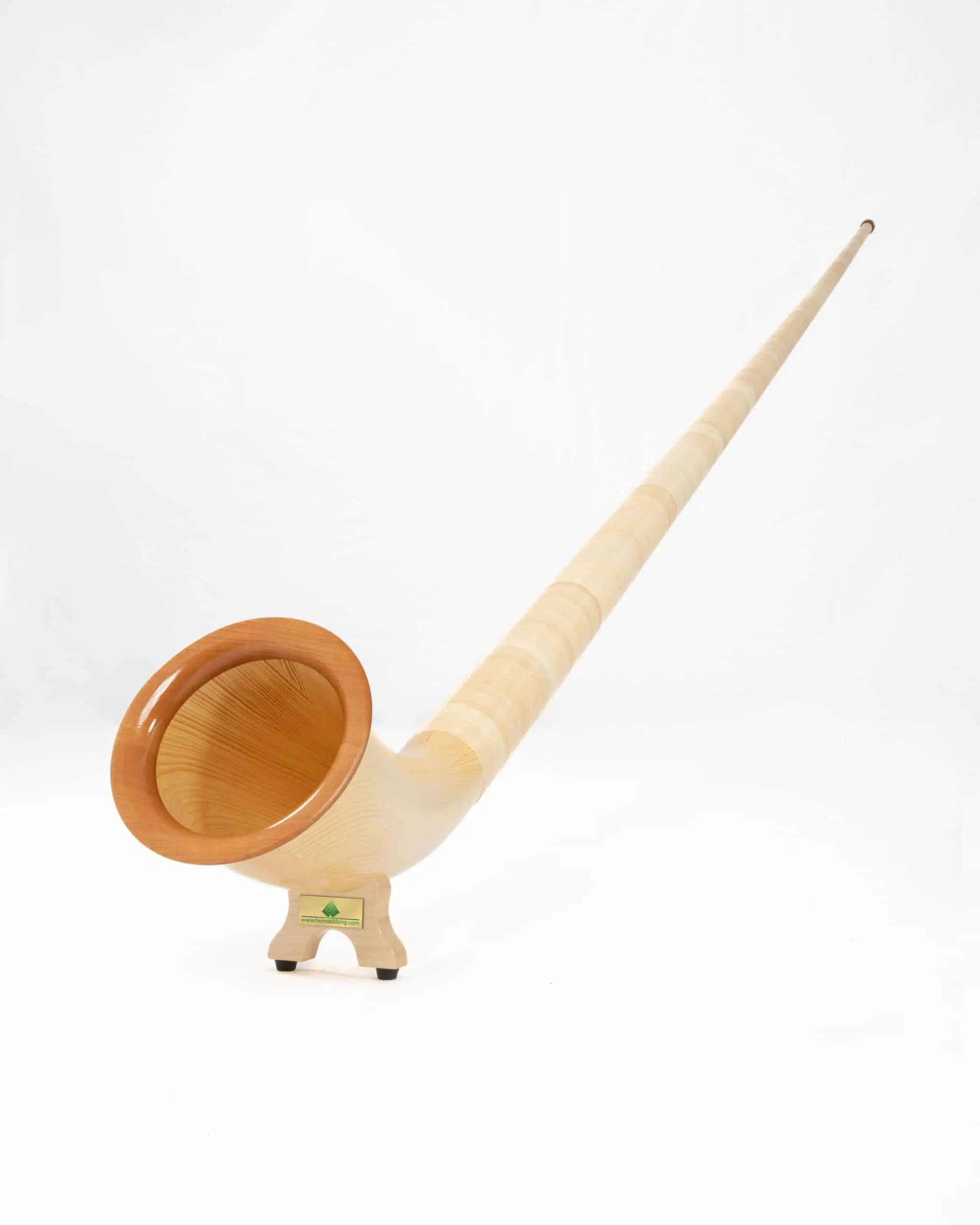 Alphorn aus Fichte, gewickelt, Stimmung f – 714008