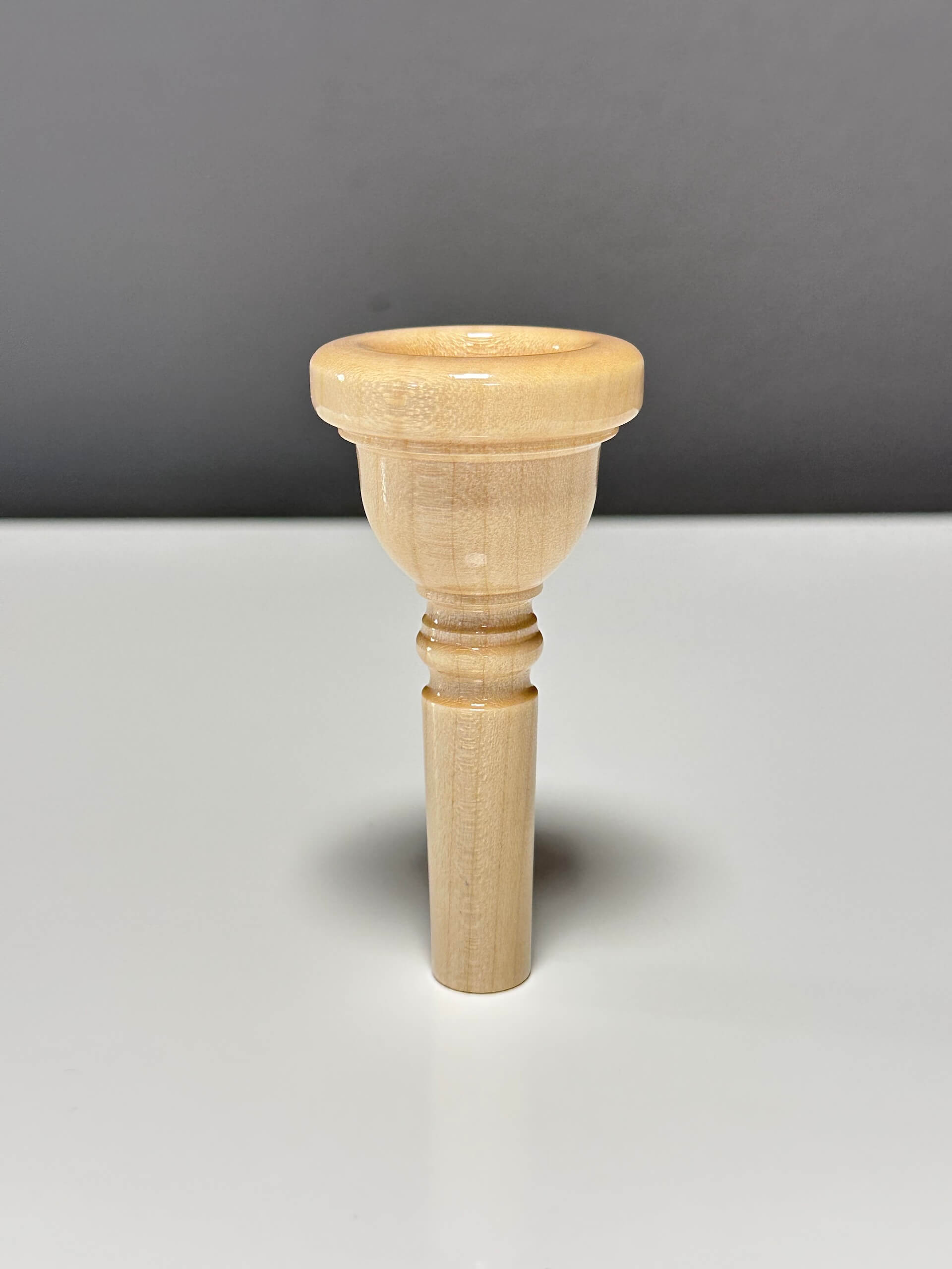 Mundstück für Posaune in Ahornholz, Grösse 6-1/2 AL-L, grosser Schaft – POS6-1/2AL-L Maple