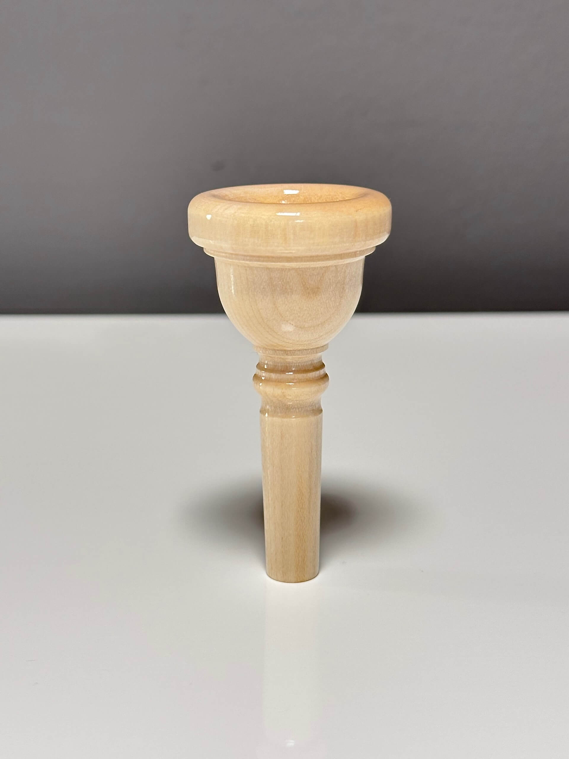 Mundstück für Posaune in Ahornholz, Grösse 6-1/2 AL-S, kleiner Schaft – POS6-1/2 AL-S Maple